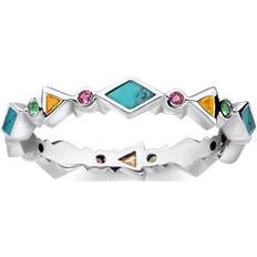 Multicolour Rings Thomas Sabo Stones in Color Ring - Silver/Multicolour