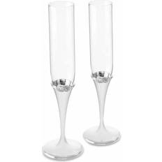 Acero inoxidable Copas de Champán Wedgwood Vera Wang Infinity Copas de Champán 2pcs