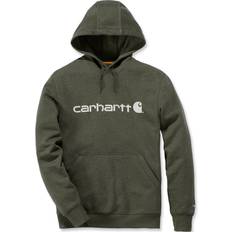 Knytning Sweatere Carhartt Force Delmont Graphic Hooded Sweatshirt - Moss Heather