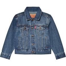 Katoen Jassen Levi's Trucker Jacket - Kleur Blauw