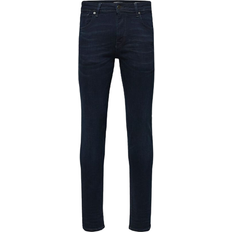 Selected slim leon Selected 6155 Super Stretch Slim Fit Jeans - Blue/Blue Black denim