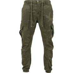Camo Cargo Jogging Pants - Olive Camouflage