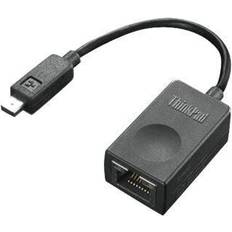 Lenovo Kabler Lenovo ThinkPad Mini Ethernet - RJ45 M-F Adapter 0.2m