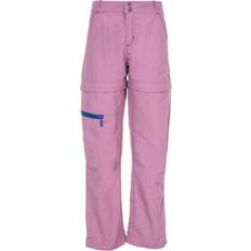 146/152 Broeken Trespass Defender Adventure Broek Voor Kinderen - Zwart/Paars/Grijs