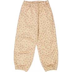 9-12M - Mädchen Softshellhosen Wheat Jean Softshell Pants - Soft Beige Flowers