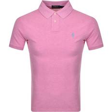 Polo Ralph Lauren Pink Polo Shirts Polo Ralph Lauren Slim Fit Polo T-shirt - Pink