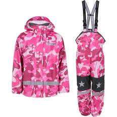 Ufôret Regntøy Swedemount Drop Rain Set Jr - Pink AOP