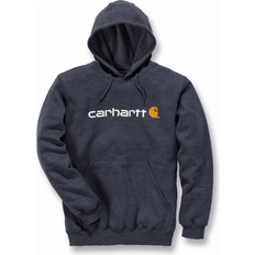 Carhartt Signature Logo Hoodie - Dark Gray