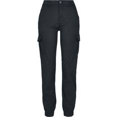 Urban Classics Classic Cargo Pants - Ladies High Waist Cargo Pants - Nero