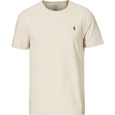 Polo ralph lauren jersey crewneck t shirt Polo Ralph Lauren Custom Slim Fit Jersey Crewneck T-Shirt - Dune Heather