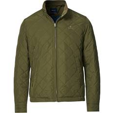 Gant Quilted Windcheater Jacket - Dark Leaf