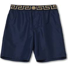 Clothing Versace Greca Border Swim Shorts - Blue