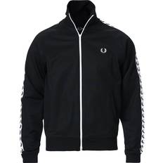 Fred Perry Taped Track Jacket - Black