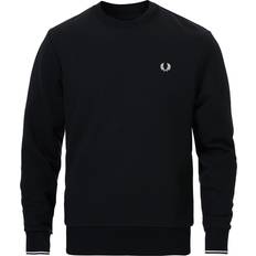 Hombre - Sudadera Suéteres Fred Perry Crew Neck Sweatshirt - Black