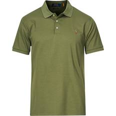 Polo Ralph Lauren Green Polo Shirts Polo Ralph Lauren Luxury Pima Cotton Polo Shirt - Army Olive