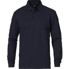 HUGO BOSS Azul Polos HUGO BOSS Pado Embroidery Logo Polo Shirt - Dark Blue