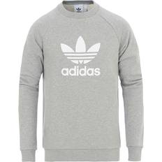 adidas Trefoil Warm-Up Crew Sweatshirt - Medium Grey Heather