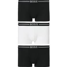 HUGO BOSS Organic Cotton Trunk Boxer 3-Pack - Black/White