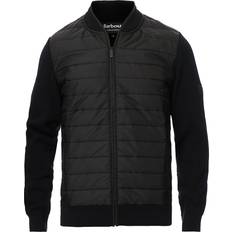 Barbour Baffle Zip Through Sweatshirt - Black