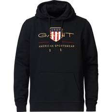 Shield hoodie herr Gant Archive Shield Hoodie - Black