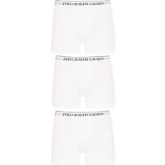 Polo Ralph Lauren Blanc Sous-vêtements pour hommes Polo Ralph Lauren Stretch-Cotton Boxer Brief 3-Pack - White