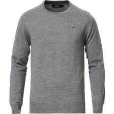 J.Lindeberg Lyle True Merino Sweater - Grey/Grey Melange