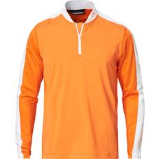 Herre - Orange - Striktrøjer Sweatere J.Lindeberg Ry Mid Layer Sweater - Orange/Lava Orange