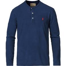 Polo Ralph Lauren Slub Jersey Henley T-shirt - Cruise Navy