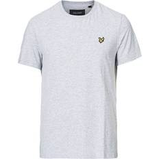 Lyle & Scott Crew Neck Organic Cotton T-Shirt Light Grey Marl