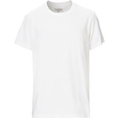 Bread & Boxers Top Bread & Boxers Crew-Neck Cotton Male Camiseta de Manga Corta Corta Blanco