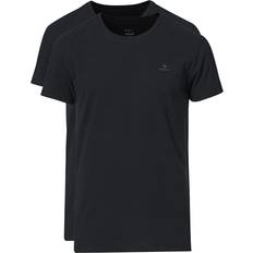 Gant Crew Neck T-shirts 2-pack - Black