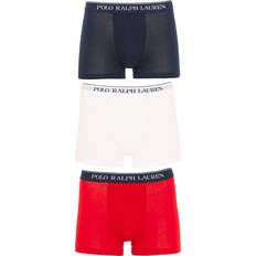 Rouge Sous-vêtements pour hommes Polo Ralph Lauren Trunk 3-pack - Red/White/Navy