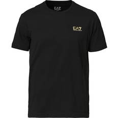 EA7 Kläder EA7 Train Logo Crew Neck T-shirt - Black/Gold