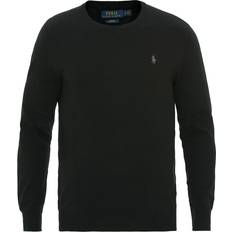 Slim Maglioni Polo Ralph Lauren Maglione Slim Fit Cotton Sweater - Nero/Argento