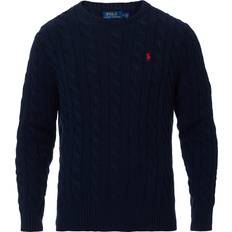 Cable-Knit Cotton Sweater - Hunter Navy
