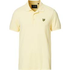 Lyle & Scott Plain Polo Shirt - Lemon