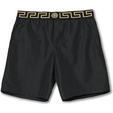 Versace Greca Border Swim Shorts Black