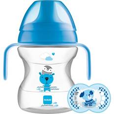 Mam Learn To Drink Cup With Handles 190ml - Blue