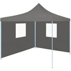 Blau Pavillons vidaXL Professional Folding Party Tent with 2 Sidewalls 2x2 m