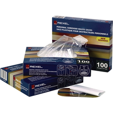 Rexel Plastic Shredder Waste Sacks 175L 100-pack Clear