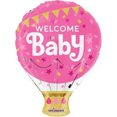 Baby Shower Dyre- & Figurballoner Hisab Joker Foil Ballons Welcome Baby 6-pack (64938)