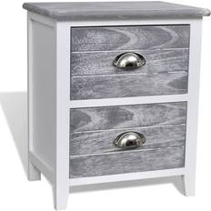 vidaXL Nightstand Bedside Table 28x38cm