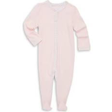 Bodysuits Children's Clothing Polo Ralph Lauren Floral Trim Footed Coverall - Delicate Pink (298092)