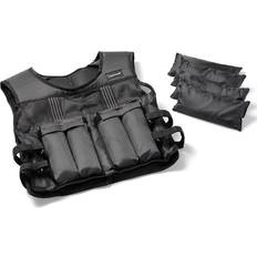 Gilets de Poids Tunturi gilet à poids réglable 15 kg noir