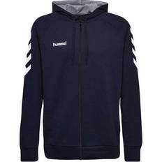 Hummel Go Kids Cotton Zip Hoodie - Marine (204231-7026)