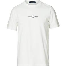 Fred Perry Embroidered T-shirt - Snow White