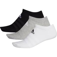 Coton Chaussettes Adidas Low-Cut Socks 3-Pack - Gray Heather/White/Black