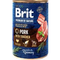 Brit Hundefoder - Vådfoder Kæledyr Brit Premium by Nature Pork with Trachea 0.4kg