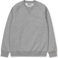 Carhartt chase sweatshirt Carhartt Chase Sweatshirt - Grey Heather/Gold