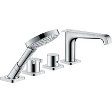 Ausziehbares Rohr - Chrom Dusch- & Badewannenmischer Hansgrohe Citterio (36410000) Chrom